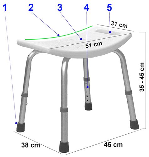 Taboret Pod Prysznic Dla Seniora Krzese Ko Prysznicowe Rf Sklep