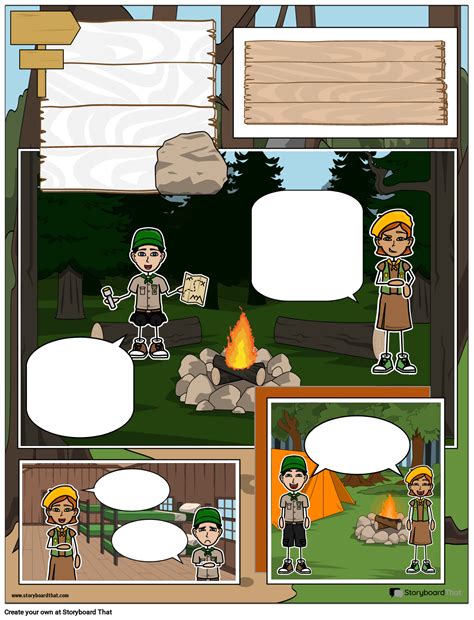 Create A Free Graphic Novel Template Storyboardthat