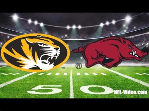 2023 Missouri Vs Arkansas Full Game YouTube