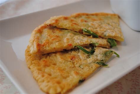 Scallion Pancakes (Pa Jun, Pajeon) with a Sweet & Spicy Dipping Sauce