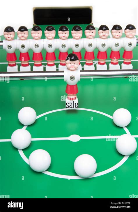 Toy football players Stock Photo - Alamy