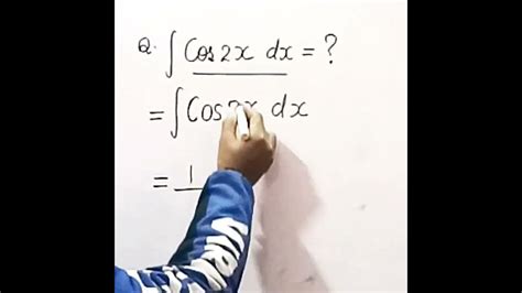 Integration Of Cos2x Integral Of Cos2x Dx Integral Class 12 Maths Sarvesh Sir Youtube