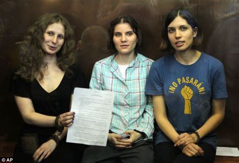 Church Leaders We Forgive Pussy Riot Trio But It Was Right To Prosecute Them Daily Mail Online