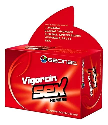 Vigorcín Sex Hombre Geonat Comprimidos Sin Sabor MercadoLibre