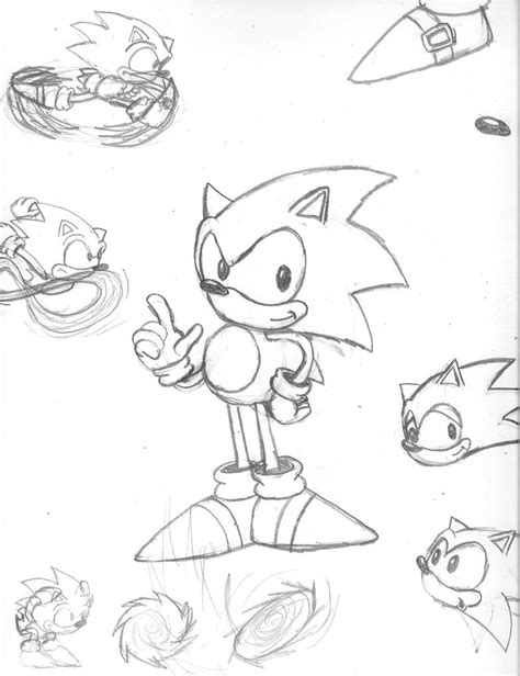 Classic Sonic Concept Art By Aros2 On Deviantart