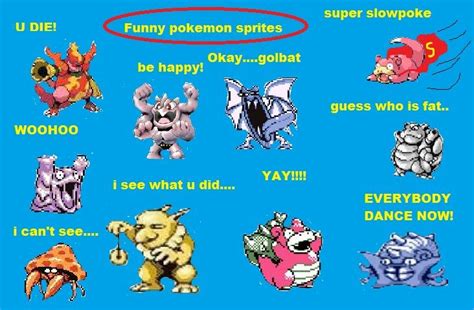 Most Are From Gen 1 Pokemon Funny Pokemon Sprites Pokemon