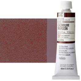 Holbein Extra Fine Artists Oil Color 40 Ml Tube Cadmium Maroon