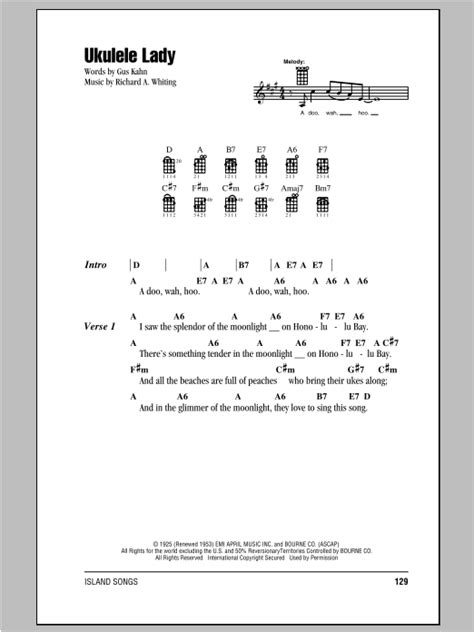 Ukulele Lady | Sheet Music Direct