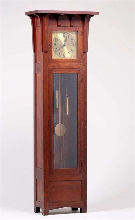 Colonial Clock Co Grandfather Clock C1910 California Historical Design