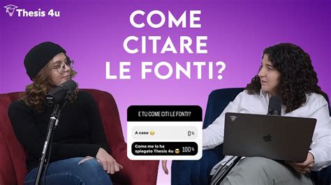 Come Citare Le Fonti Nella Tesi Di Laurea GUIDA Facile YouTube