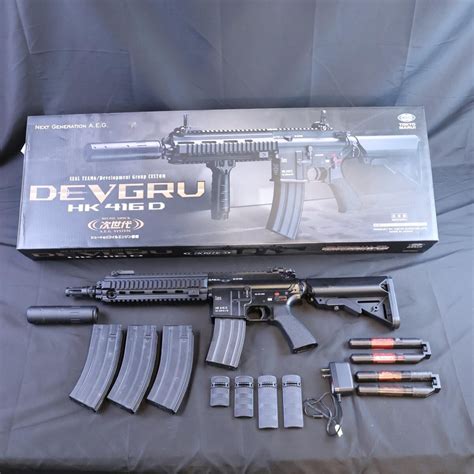 Yahooオークション 東京マルイ Devgruカスタム Hk416d 次世代電動ガ