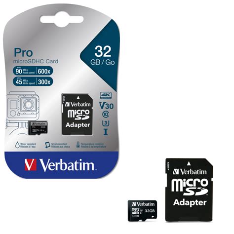 Verbatim Memorijska Kartica Pro Micro Sdhc Gb U A V Class