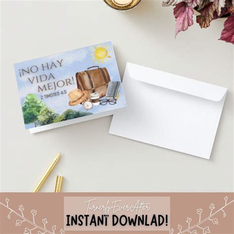 Jw No Hay Vida Mejor Spanish Printable Greeting Card Pioneer Gift