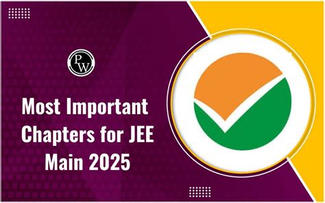 Most Important Chapters For Jee Main Check Subject Wise Key