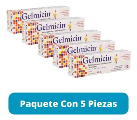 Gelmicin Infecciones De La Piel Alergias Crema G Pack Env O Gratis