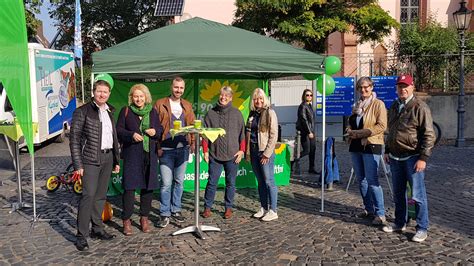 Marktstand Bündnis 90 Grünen