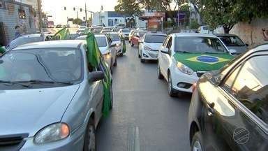 MTTV 2ª Edição Cuiabá Motoristas fazem carreata em apoio aos