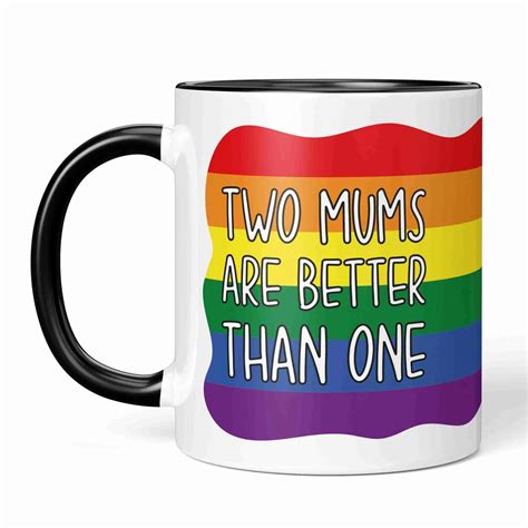 Gay Mothers Day T 2 Mums Better Than 1 Mug Set