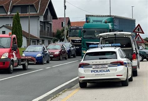 UPRAVO Sudar kamiona i auta na državnoj cesti Stvaraju se ogromne gužve