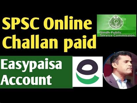 Great News Pay Online Challan Now For Spsc Job Through Easy Paisa