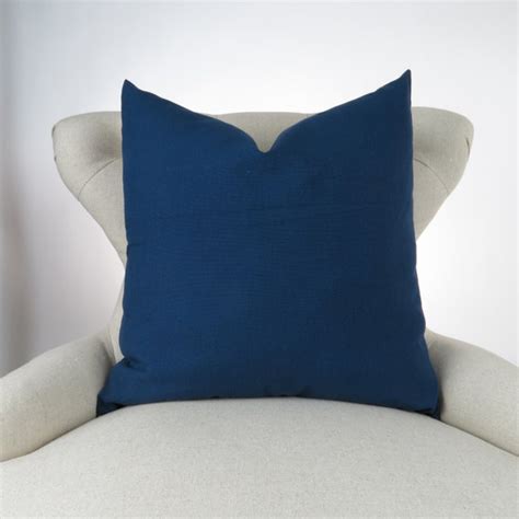 Solid Blue Pillows Etsy