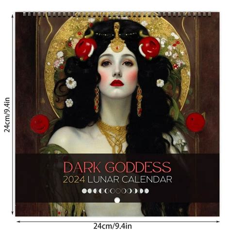 Dark Goddess 2025 Lunar Calendar Candis Brandise