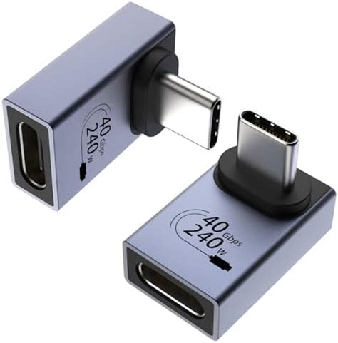 Timovo W Degree Usb C Adapter Pack Usb C Male To Female Right