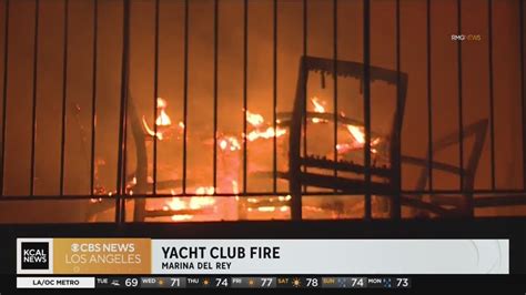 Crews Battle Fire At California Yacht Club In Marina Del Rey YouTube