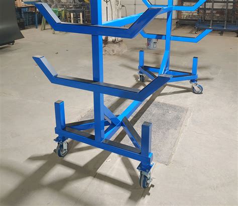 Custom Racks With Casters Zanesville Steel Custom Fabrication