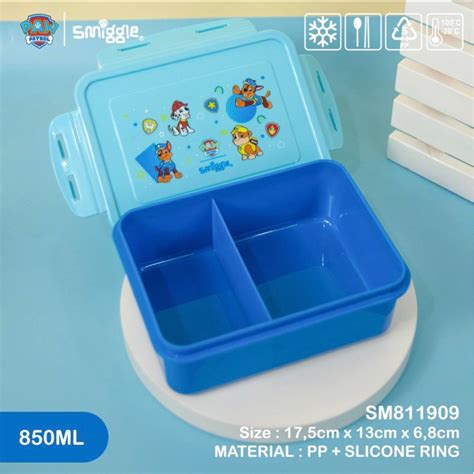 Smiggle Series Glide Lunchbox Teeny Tiny Square Lunchbox Bulkhead 2