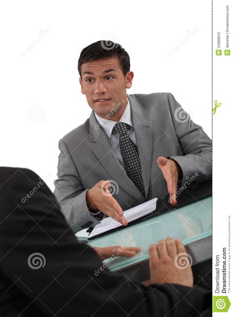 Businessmen Negotiating Stock Photo Image Of Consultant 34989610