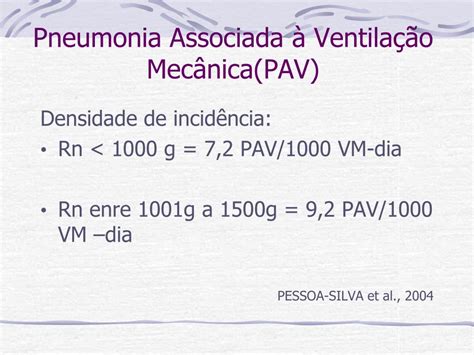 Ppt Preven O De Pneumonia Associada Ventila O Mec Nica Em