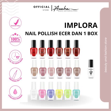 Jual Anh Implora Nail Polish Nude Edition And Red Edition Wonder