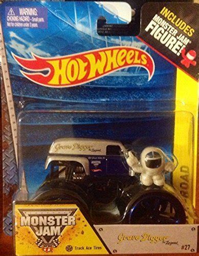 Buy Hot Wheels Monster Jam Off Road Scale 1 64 Grave Digger The Legend 27 Includes Track