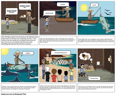 The Old Man And The Sea Storyboard By 505f6fb2