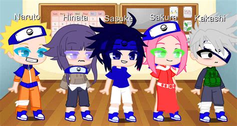 Team 7 And Hinata From Naruto As Gacha Fandom