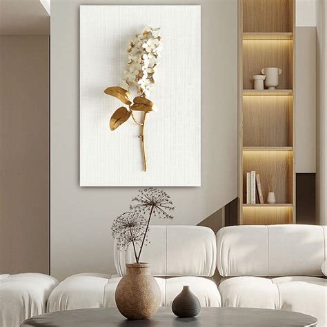 3 Piece Set Modern Wall Art Flower Print Large Canvas Painting Picture