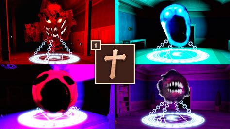 Trapping All New Rare Entities With Crucifix In Roblox Doors Youtube