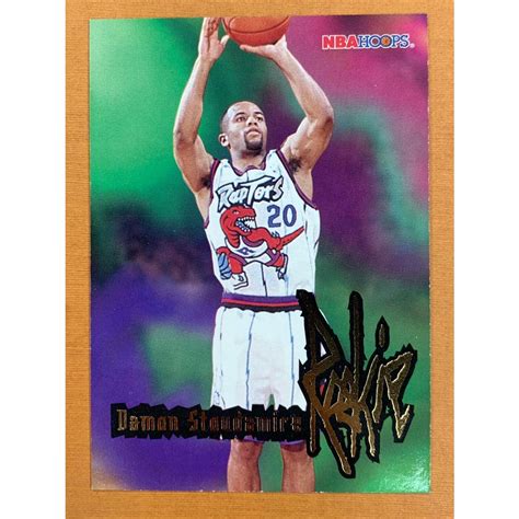 1995 96 NBA Hoops DAMON STOUDAMIRE RC Rookie Card 286 NBA CARDS