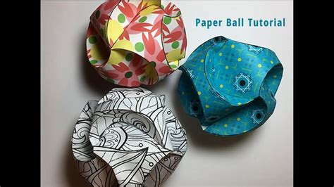 Paper Ball Tutorial Paper Balls Tissue Paper Flowers Diy Cool Paper