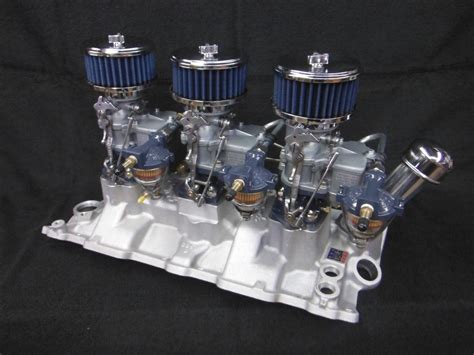 Soldvintage Series Edelbrock Small Block Chevy 3x2 Sbc Stromberg 97 Triple Deuce The Hamb