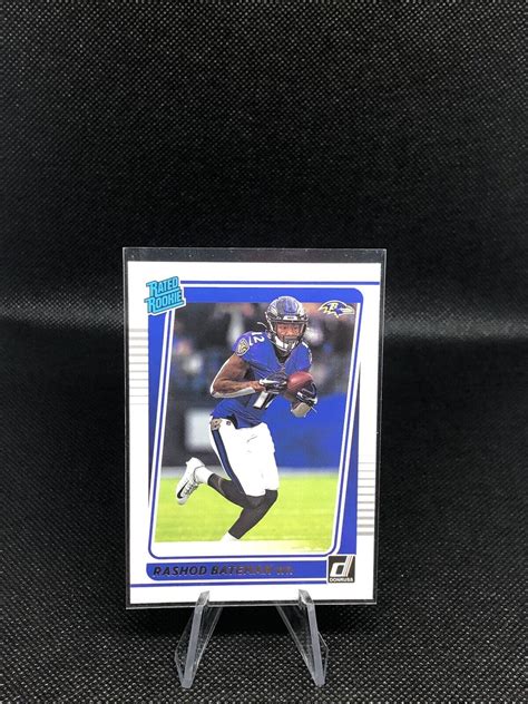 Donruss Rashod Bateman Rated Rookie Rc Baltimore Ravens Ebay