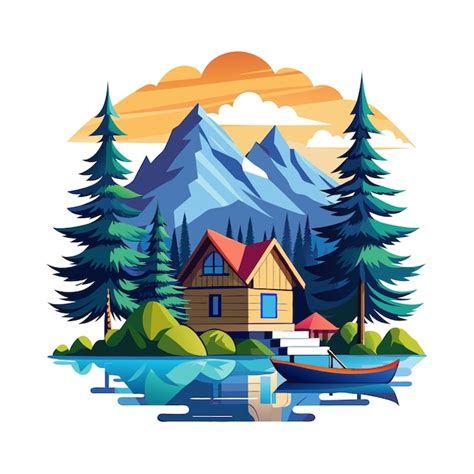 Premium Vector | Beautiful Landscape Scenery Vector Illustration Concepts