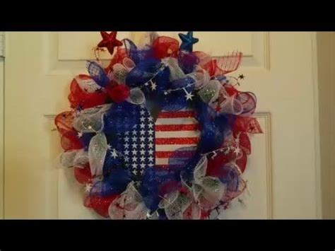 Dollar Tree Diy Perfect For Beginners Patriotic Wreath