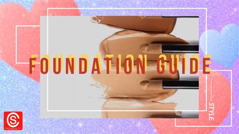 Foundation Guide Liquidcreammousse Foundations Youtube