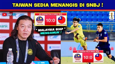 Harimau Malaya Beri AMARAN Ke Taiwan Jelang Bertemu Di Kelayakan Piala