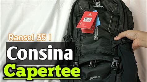 Tas Consina Capertee L Ransel Gunung Semi Carrier Liter Youtube