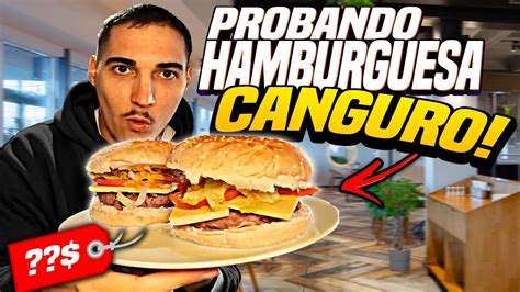 Probando La Famosa Hamburguesa De Canguro En Australia Youtube