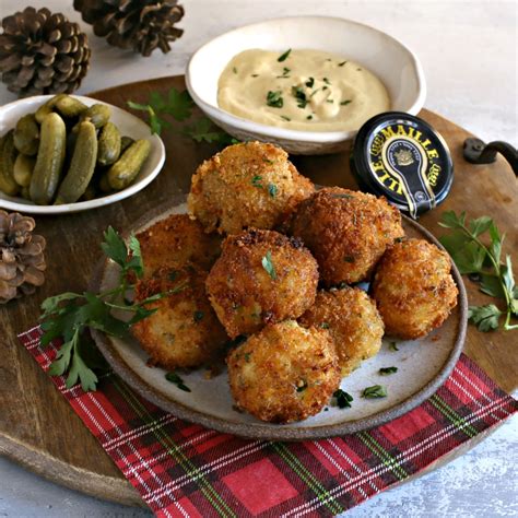 Hungry Couple Mustard Coated Crispy Potato Balls