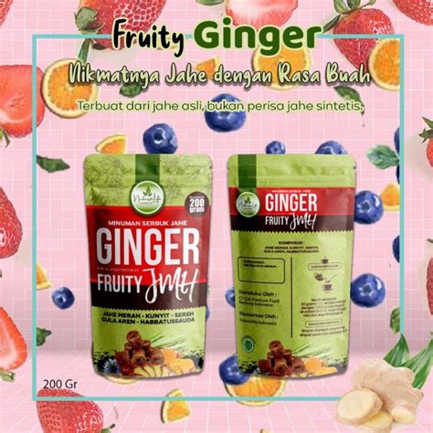 Jual FRUITY GINGER JMH Jahe Merah Rasa Buah Shopee Indonesia